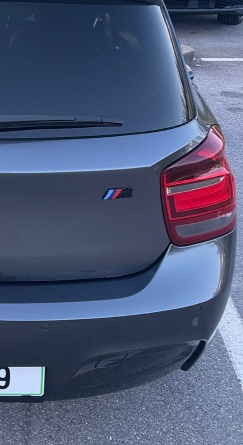 Customer photo review of GLOSS BLACK BMW M TRUNK BADGE