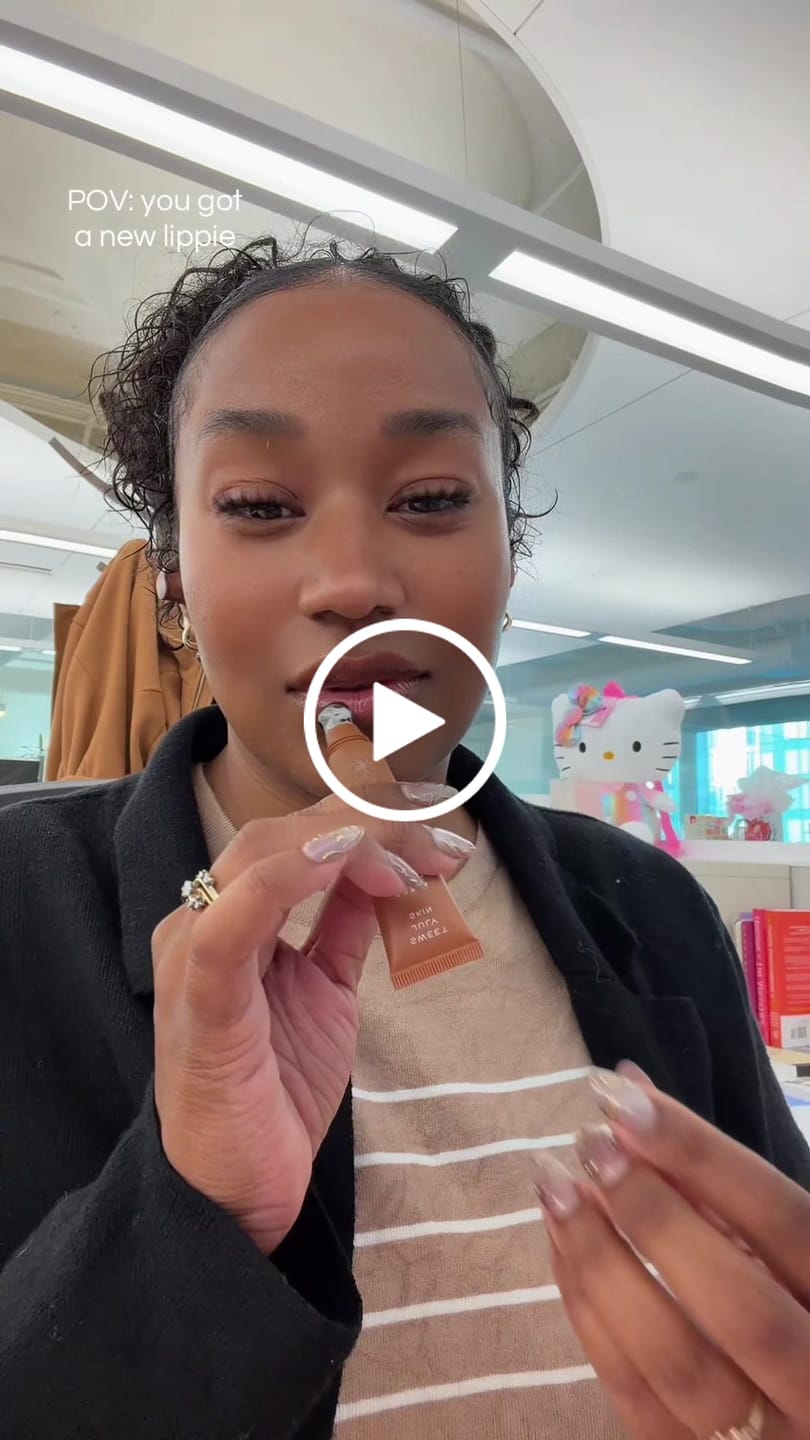 Customer video review of Lip Treatment