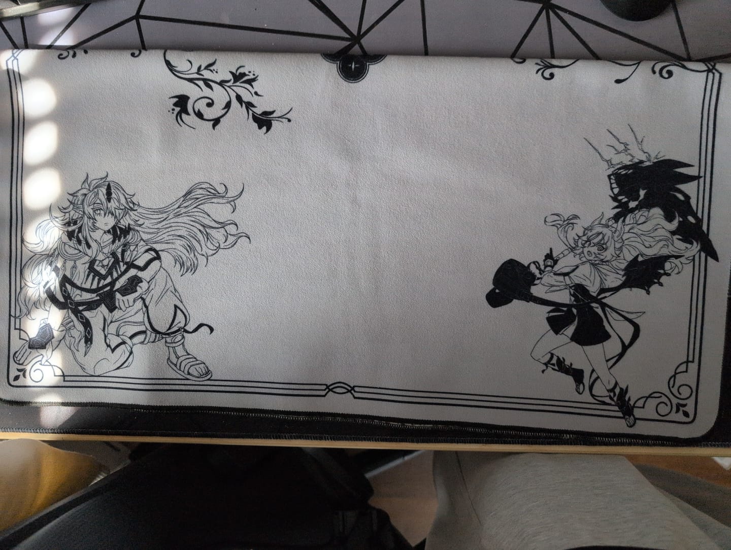 Customer photo review of BRANDED SACRIFICE  2-Player Cloth Playmat
