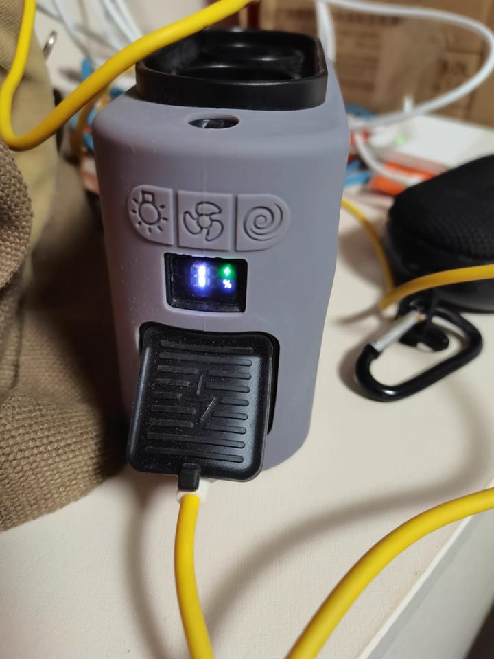 Customer photo review of DualForce Tradie Waist Fan 14500mAh