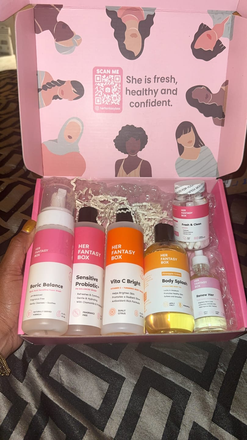 Customer photo review of Bright & Even Skin Kit