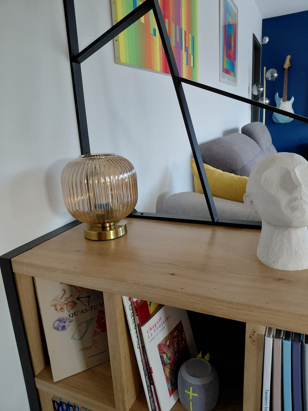 Customer photo review of Lampe de table en verre vintage CRISTALI | A personnaliser