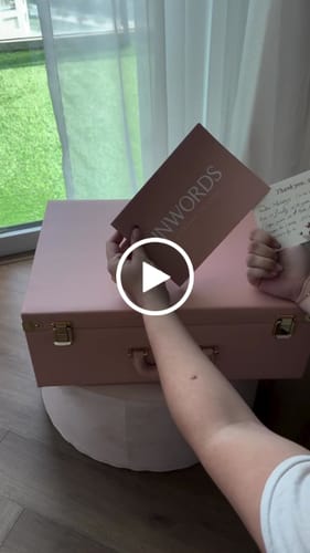 Customer video review of Large Memory Keepsake Box