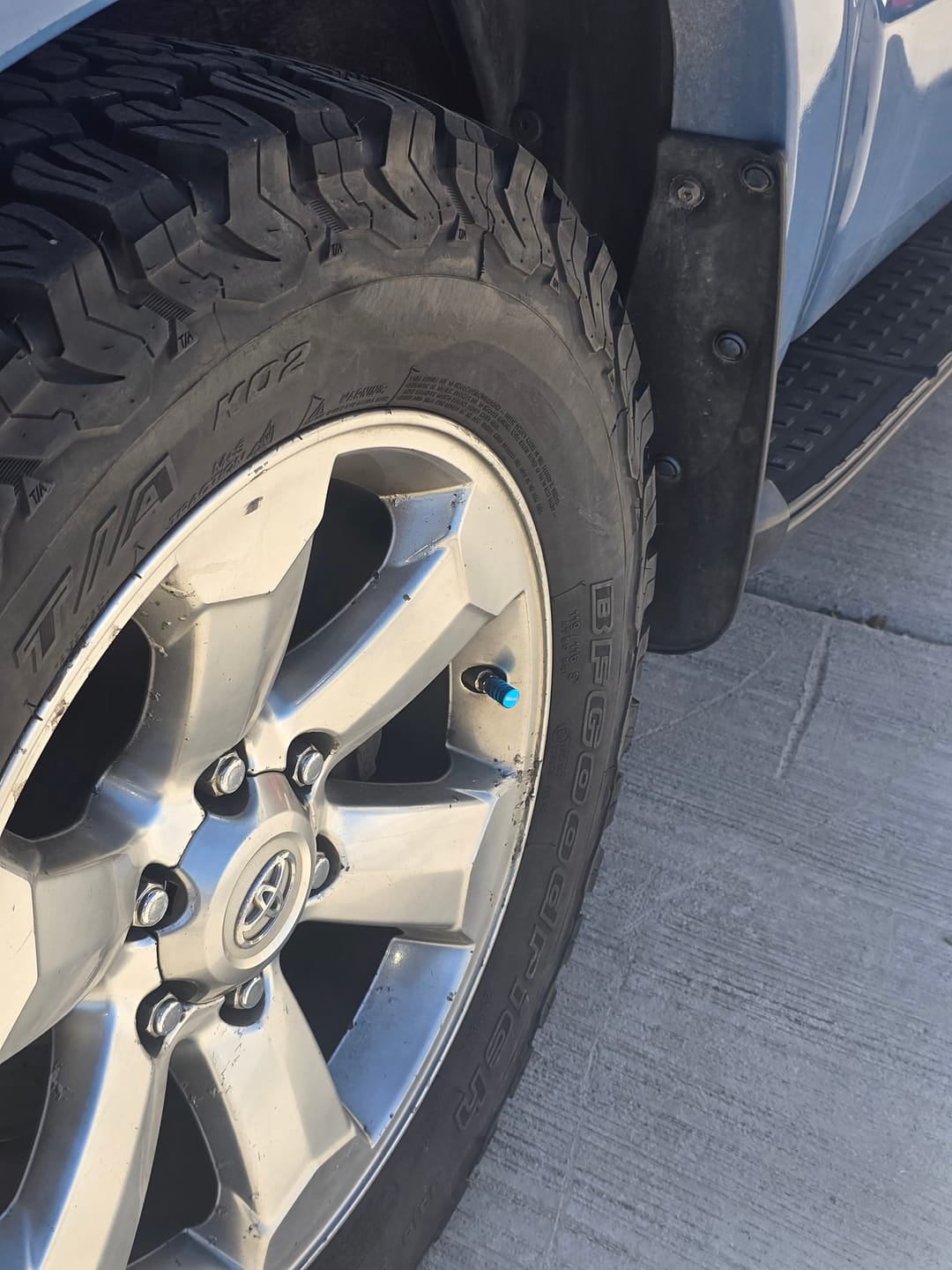 Customer photo review of 80Eighty® Teal Valve Stem Caps