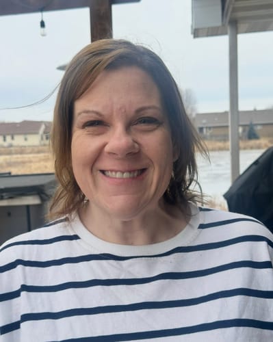 Customer photo review of Bella Full Volume Hair Topper