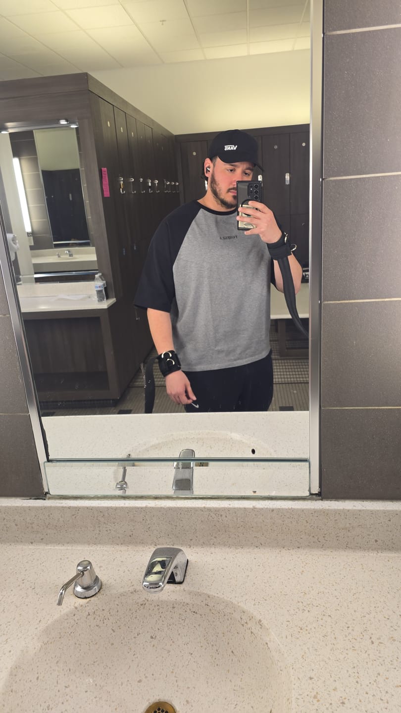 Customer photo review of 4139 - Oversized Baseball Tees