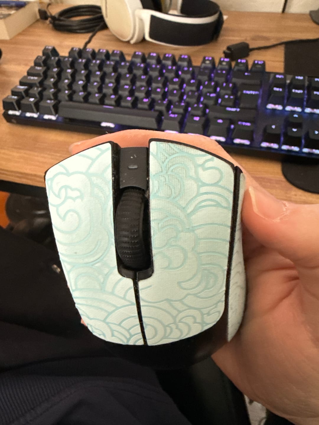 Customer photo review of ESPTiger Oriole Grip Tape