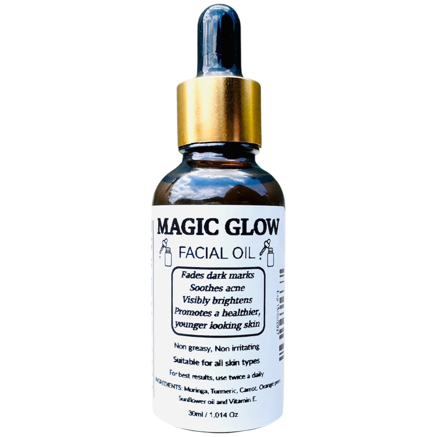 Customer photo review of 30ml Glass Dropper Bottle (18mm neck) - No Closure - Amber