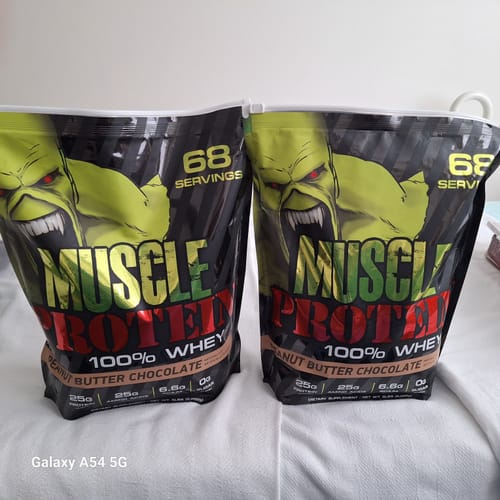 Customer photo review of 100% Whey Protein Powder