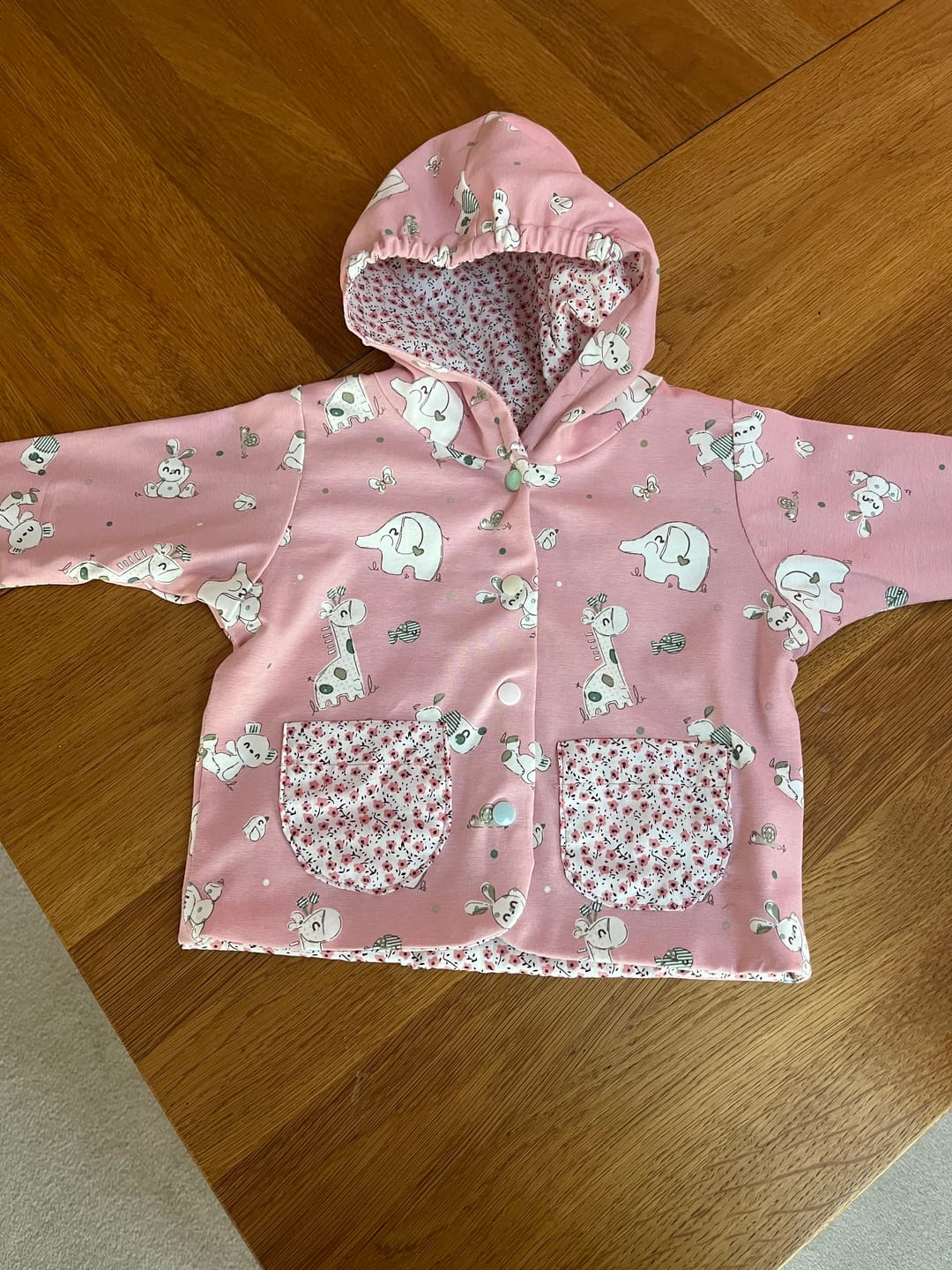 Customer photo review of Tiny Zoo Cotton Jersey Fabric
