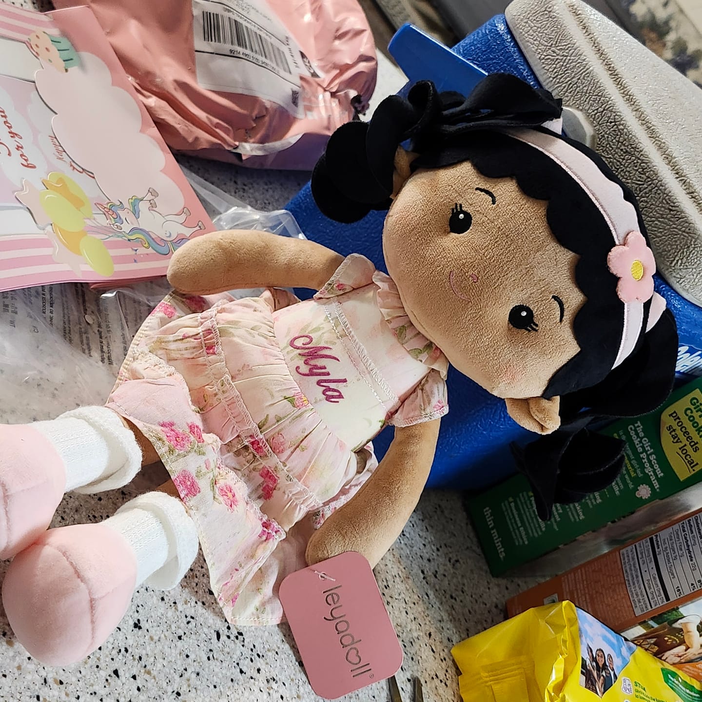 Customer photo review of Personalized Princess Petal