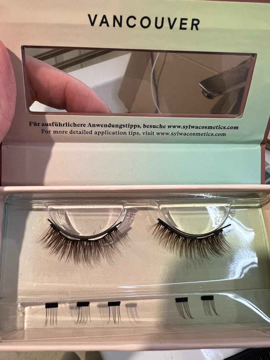 Customer photo review of VANCOUVER - Clip On Lashes