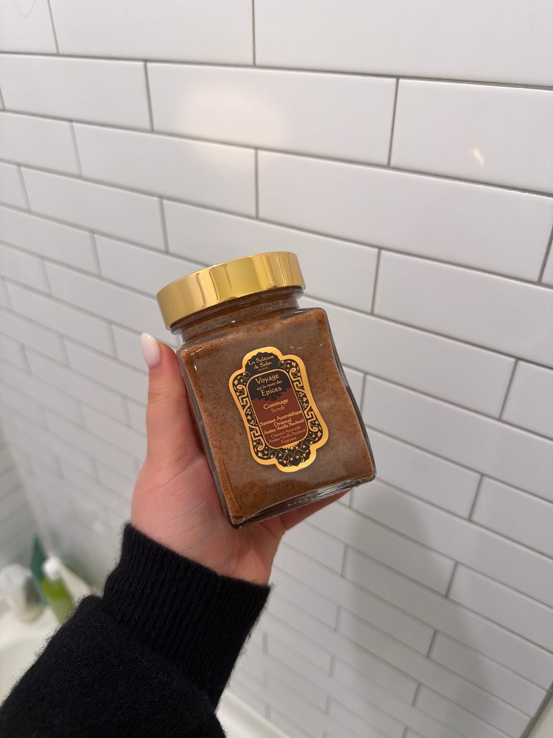 Customer photo review of Body Scrub - Ayurvedic Treatment - Amber Vanilla Patchouli Journey To The Spices Route