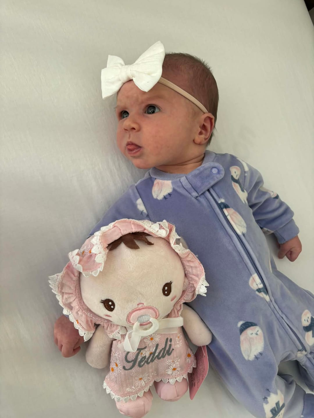 Customer photo review of Personalized Daisy Baby Girl