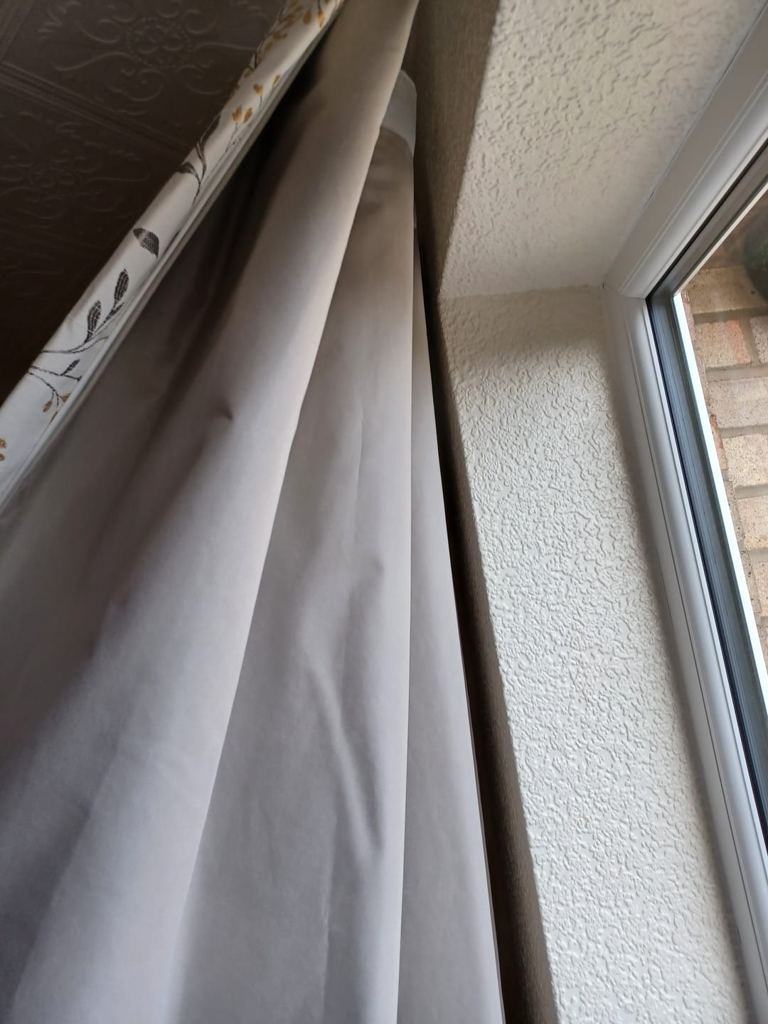 Customer photo review of Blackout Curtain Lining Fabric