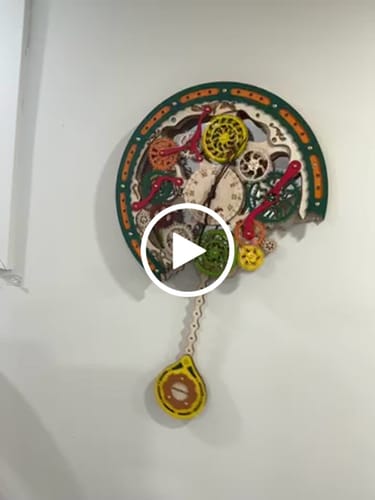 Customer video review of Gear Clock 3D Wooden Puzzle