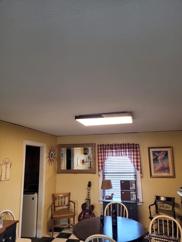Customer photo review of Rectangle LED Flush Mount Light