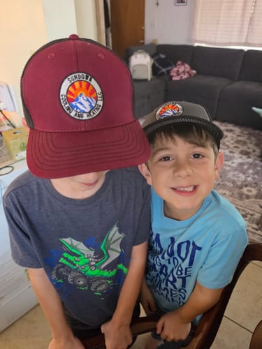 Customer photo review of [12 Pack] Embroidered 112 Style Trucker Hats
