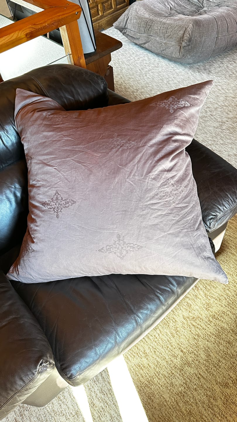 Customer photo review of 3-Kammern Daunenkissen