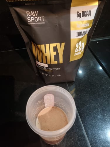 Customer photo review of Grass Fed Whey Protein