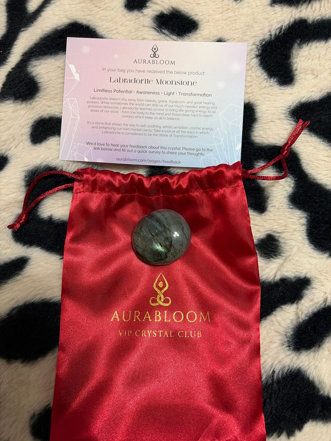 Customer photo review of The Crystal Comfort Card Deck Offer