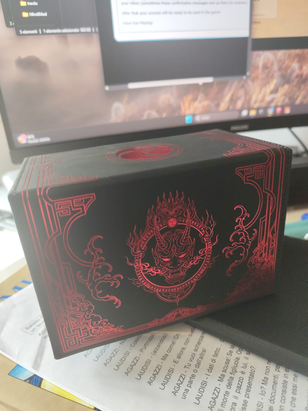 Customer photo review of BLOOD ONI - Deckbox