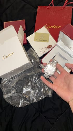 Customer photo review of CARTIER SANTOS FULL SET
