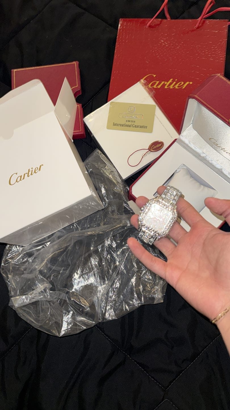 Customer photo review of CARTIER SANTOS FULL SET