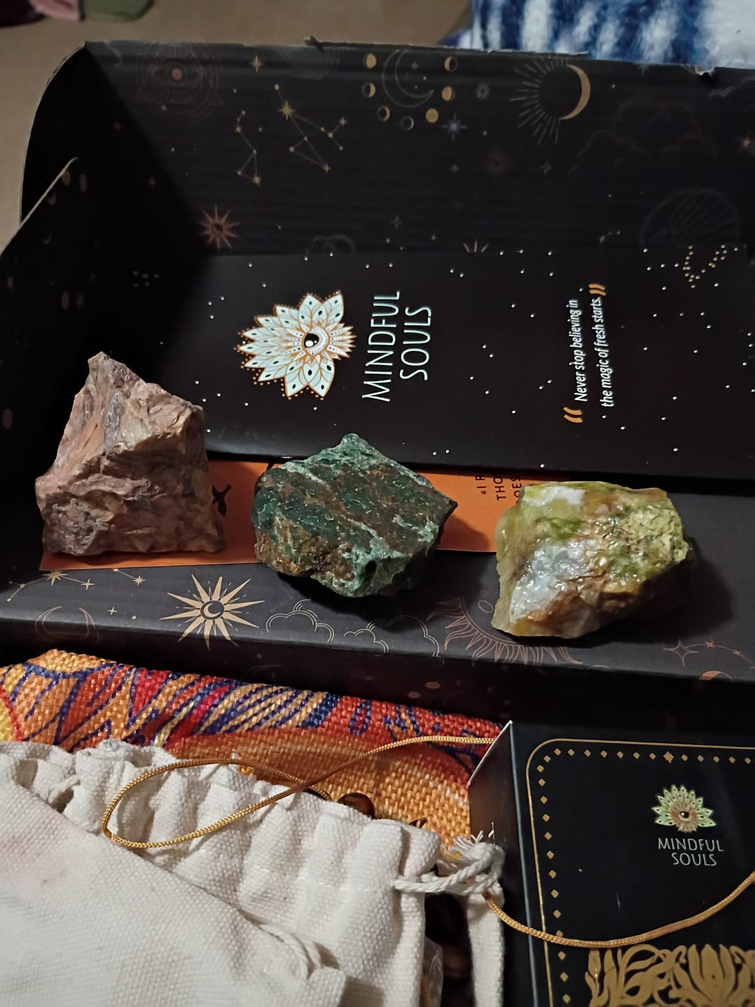 Customer photo review of Crystal Mystery Bag Subscription
