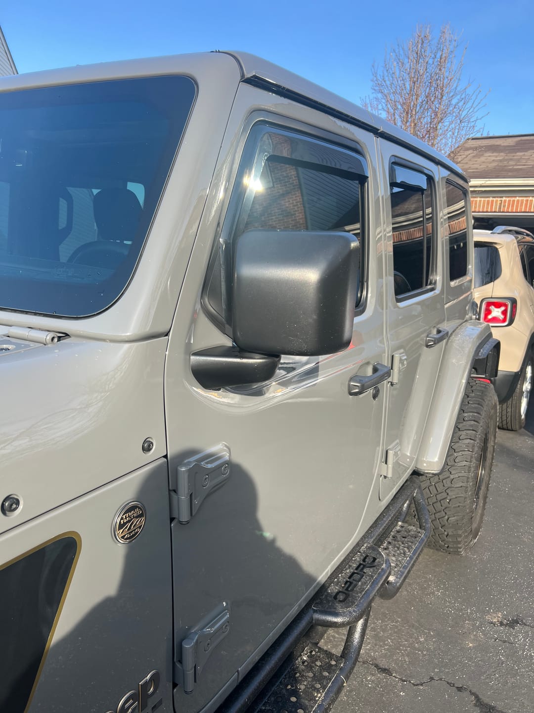 Customer photo review of Mirror Cover Color Matched For Wrangler JL Gladiator JT *20%OFF Launch Special