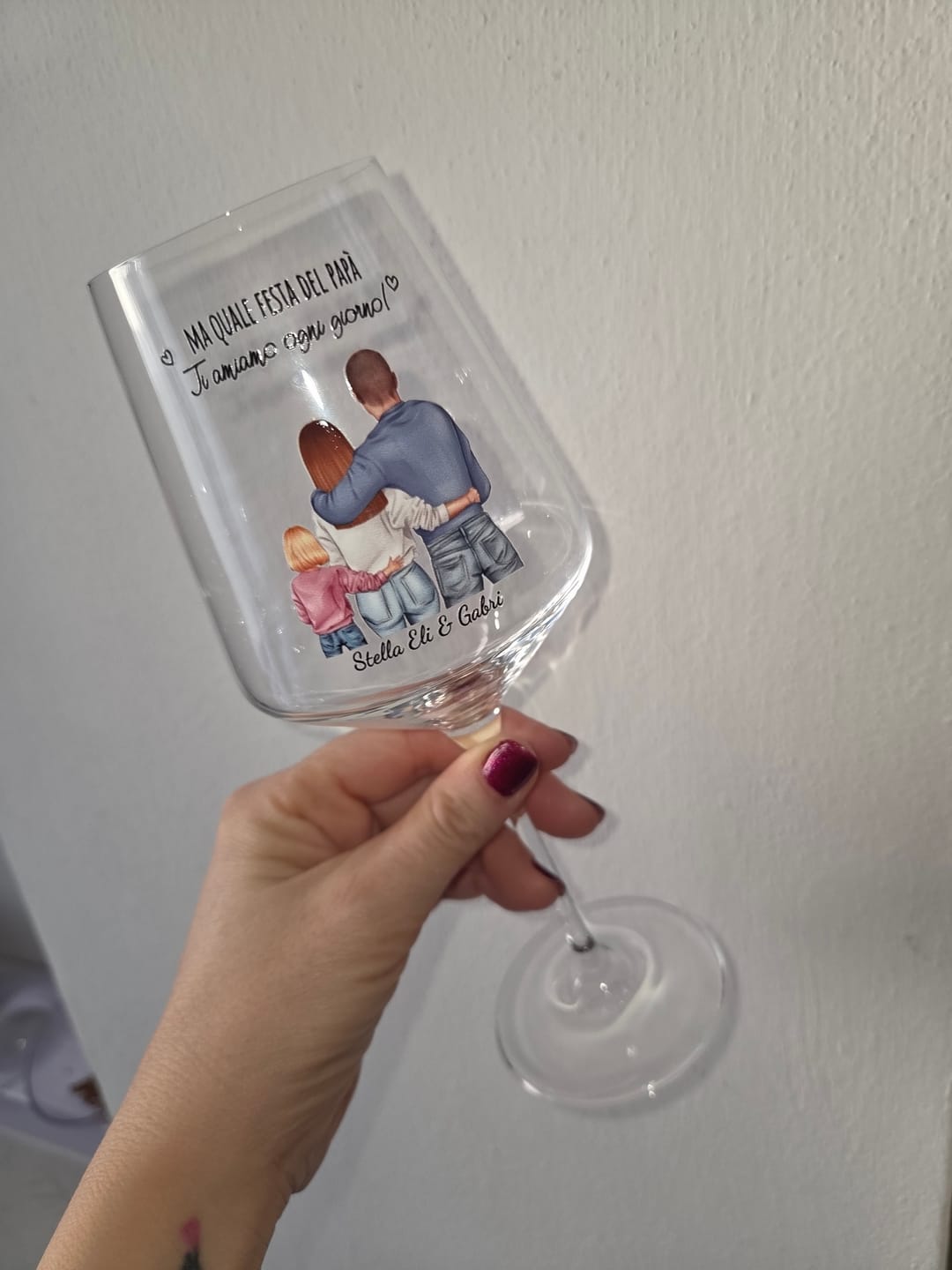 Customer photo review of Confezione regalo - Bicchiere