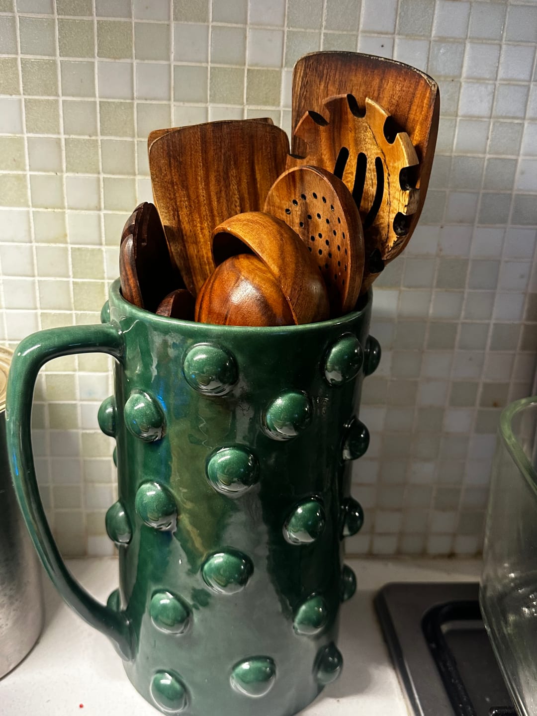 Customer photo review of Wooden Teak Utensils Set - 50% OFF SALE