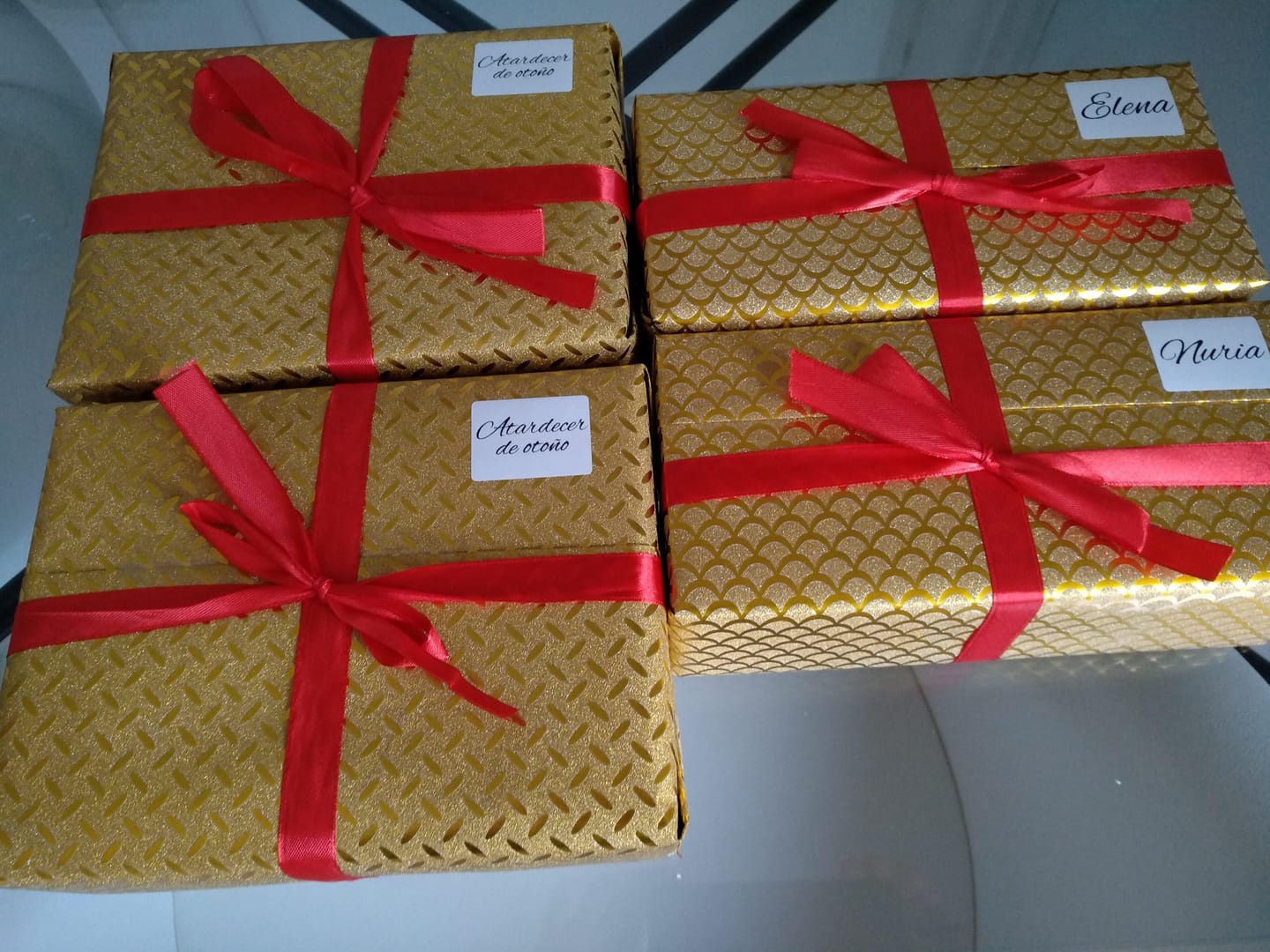 Customer photo review of Vela aromática personalizada