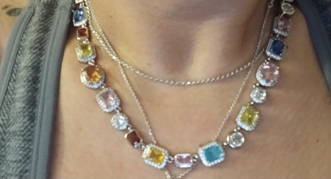 Customer photo review of Solstice Purely Gems Necklace (No Motifs/Crosses)