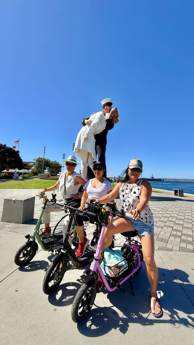 Customer photo review of Gyroor C1 Pro 800W Scooter – Dual Baskets for Cargo & Pets