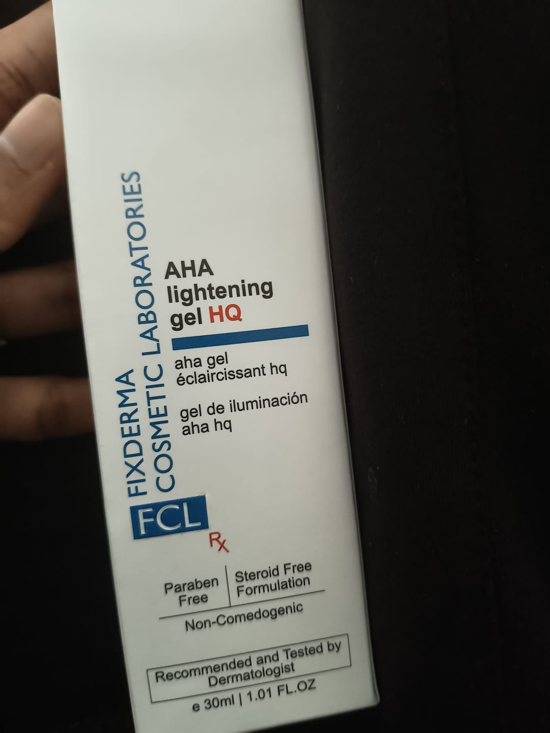 Customer photo review of FCL AHA Lightening Gel HQ