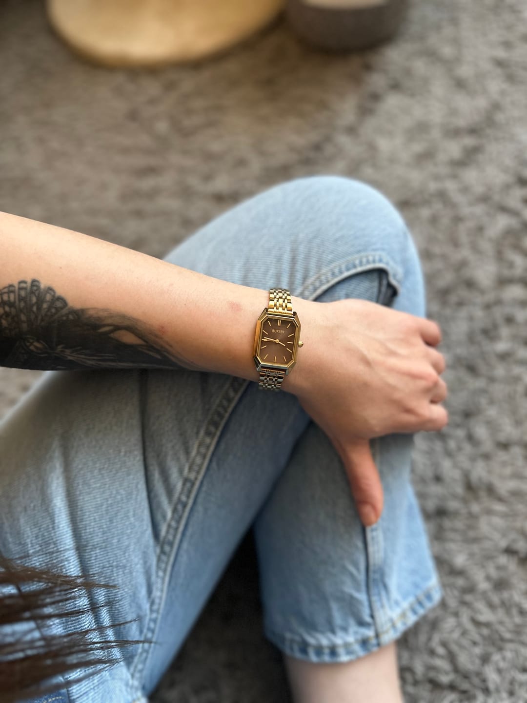 Customer photo review of Isabell Gold Brown