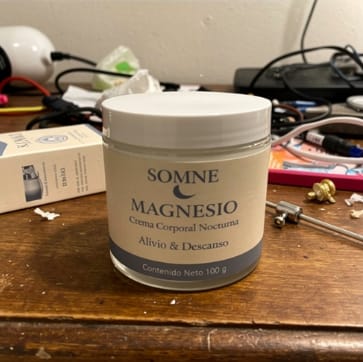 Customer photo review of Somne Magnesio – Alivio Muscular y Descanso Nocturno
