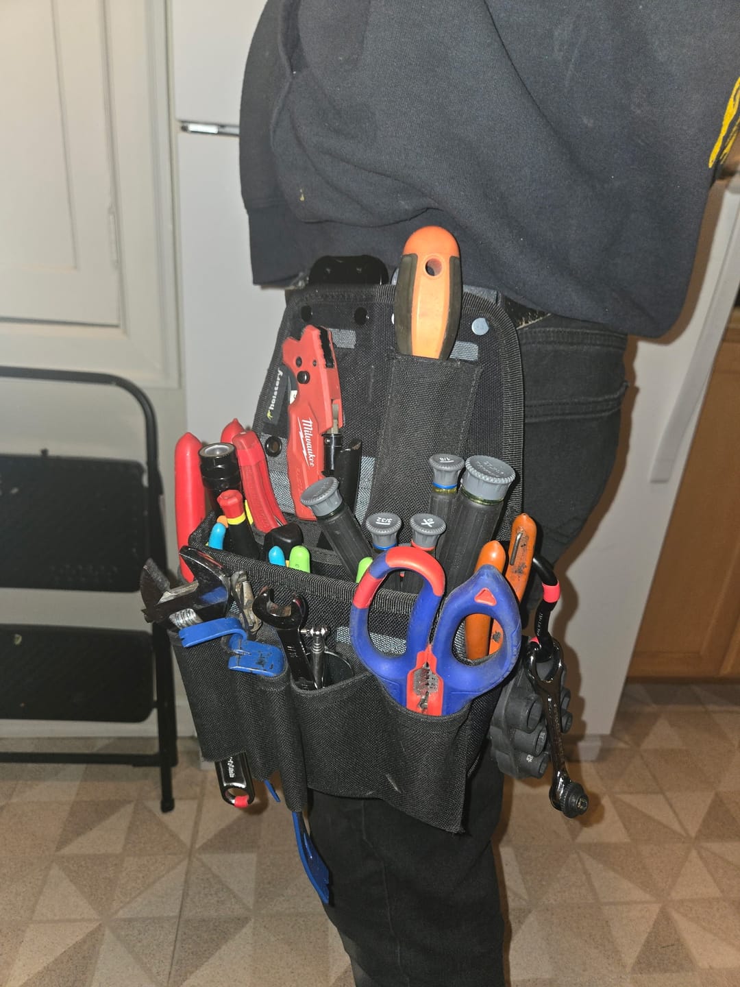 Customer photo review of ModPouch XL | Clip-On Modular Tool Pouch