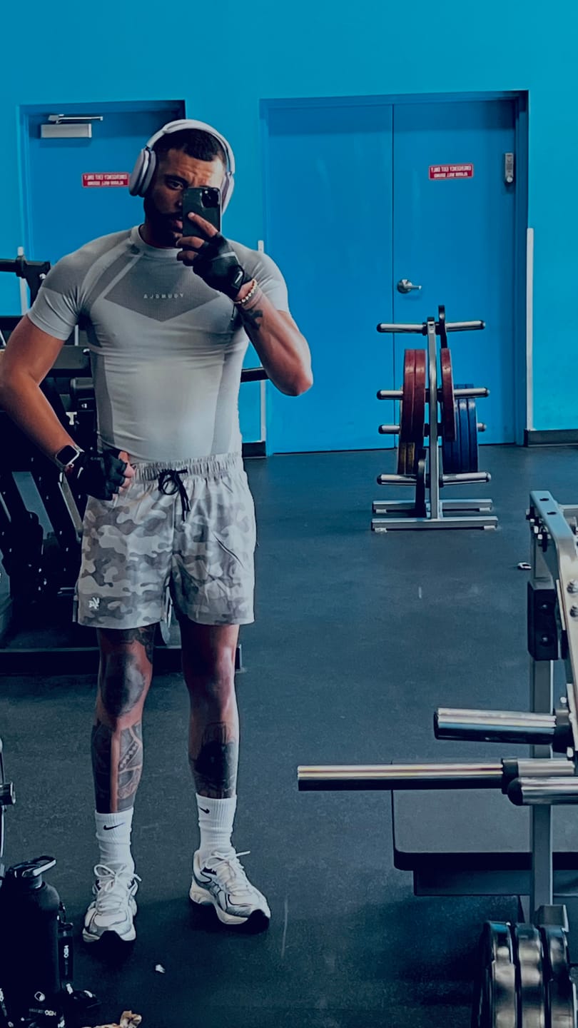 Customer photo review of 1047 - Camo Compression Shorts