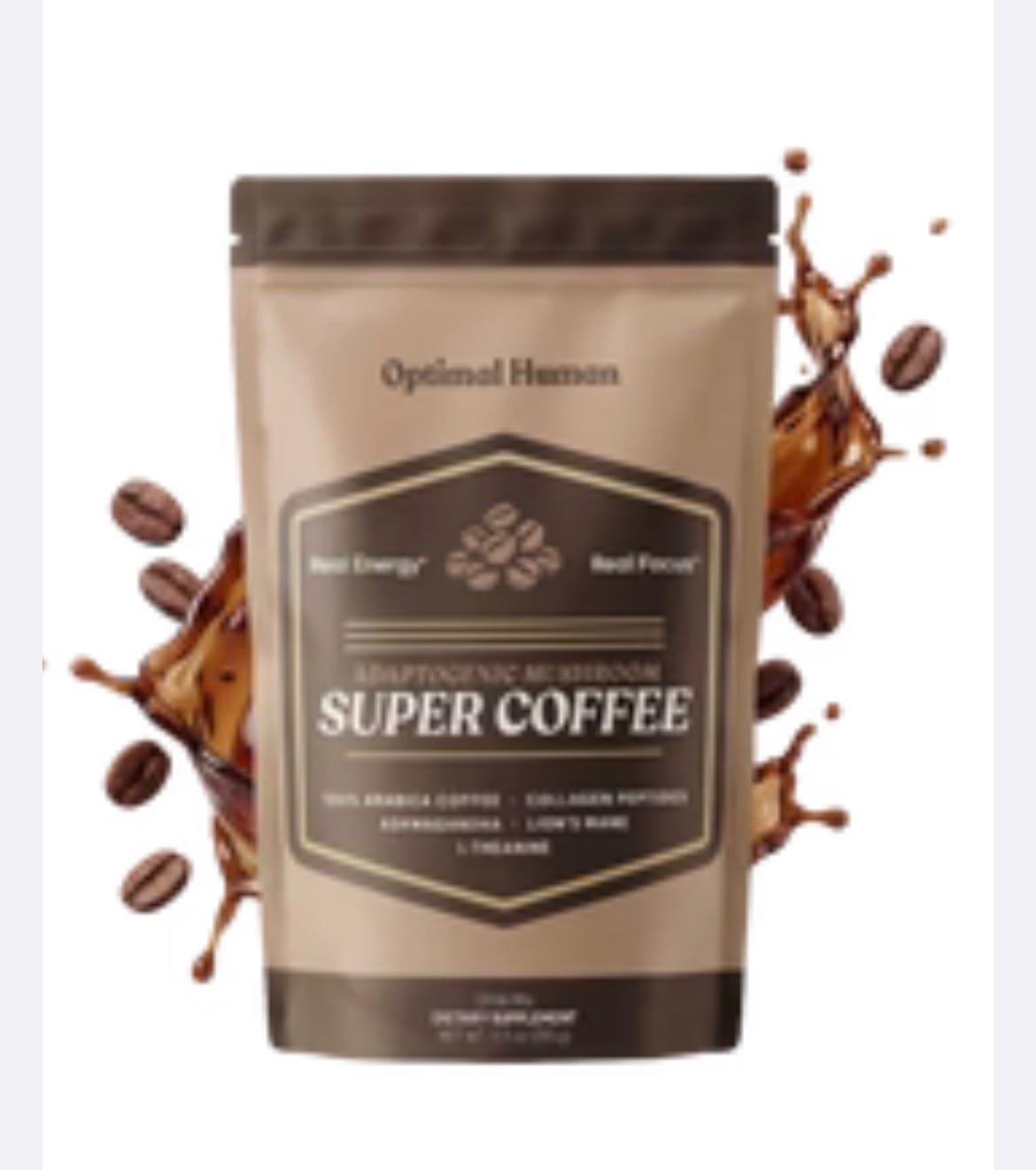 Customer photo review of Optimal Human Adaptogenic Mushroom Super Coffee