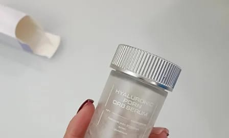 Customer photo review of Korean Hyaluronic PDRN Orb Serum