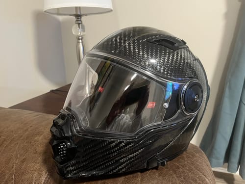 Customer photo review of D.O.T. & ECE Daytona C6 PRO- Grey Carbon Fiber