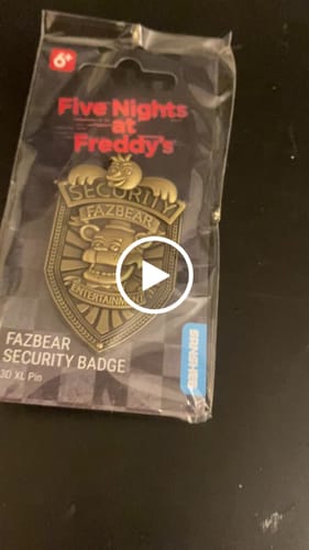 Customer video review of Five Nights at Freddy's - Security Badge: Bronze