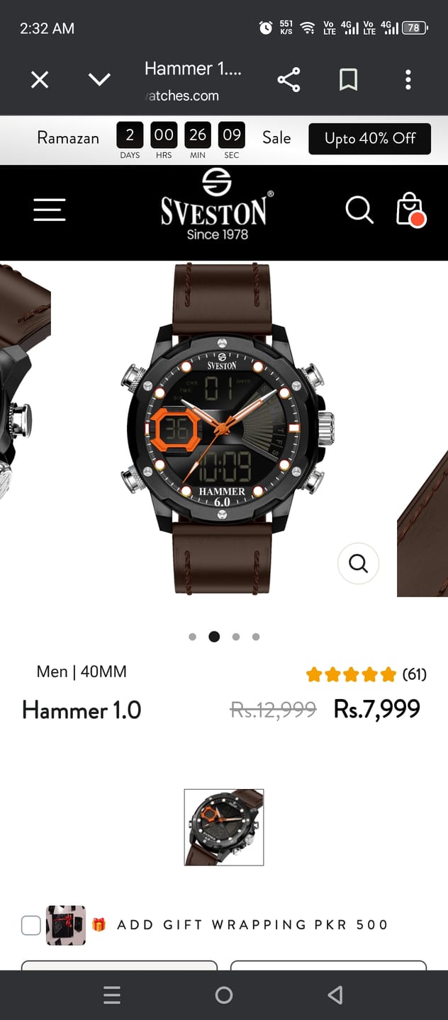 Customer photo review of Hammer 1.0