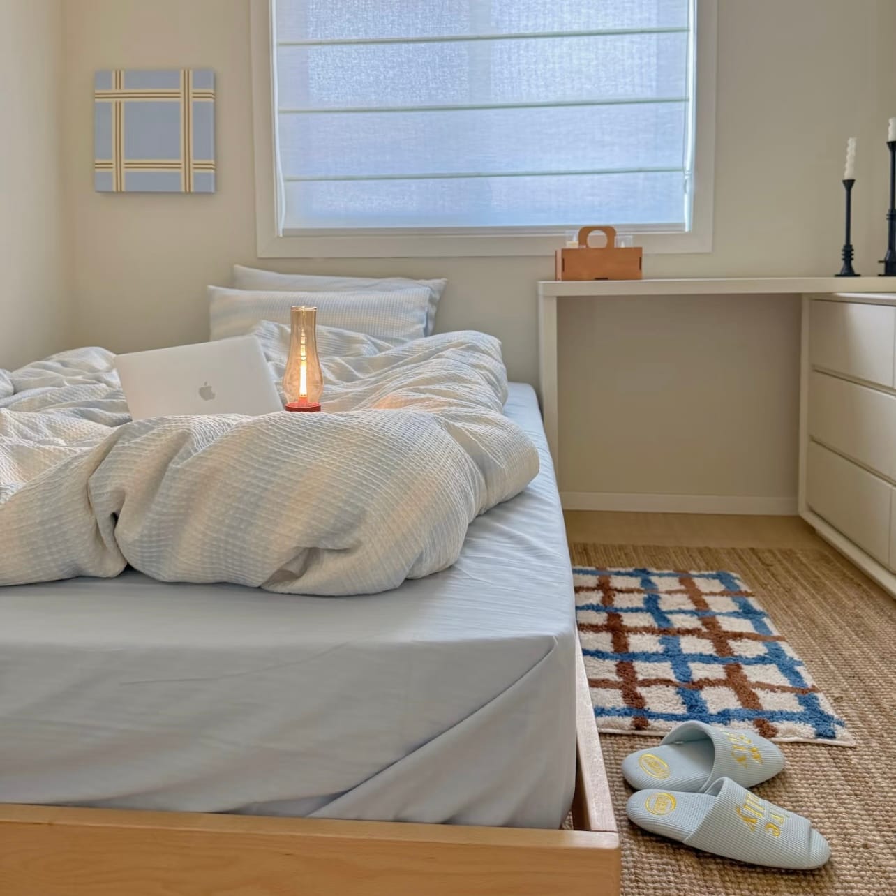 Customer photo review of Retro Warm Toes Bath Mat