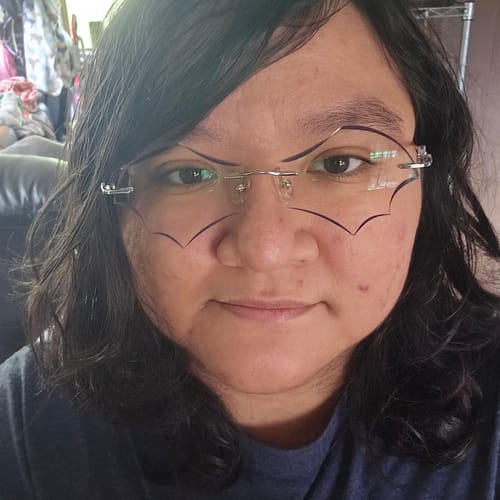 Customer photo review of Batty Eyeglasses