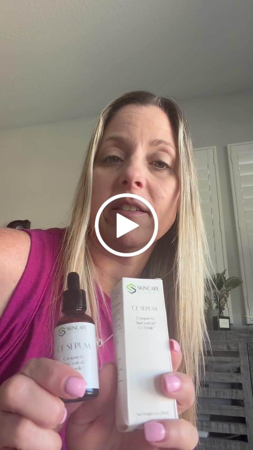 Customer video review of CE SERUM | COMPLEXION BRIGHTENING