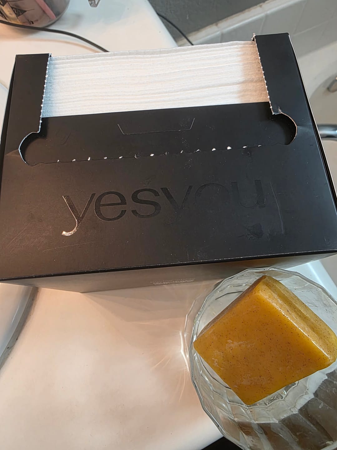 Customer photo review of Single-Use Face Towels