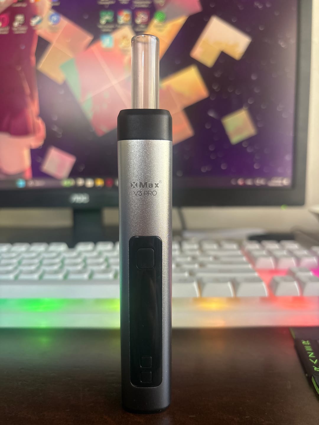 Customer photo review of XMAX V3 Pro Glass Mouthpiece